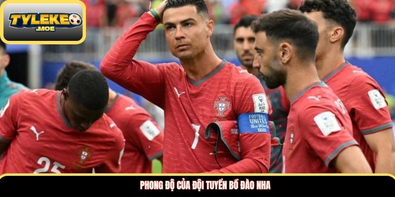 Phong độ của đội tuyển Bồ Đào Nha