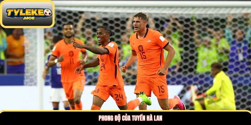 Phong độ của tuyển Hà Lan