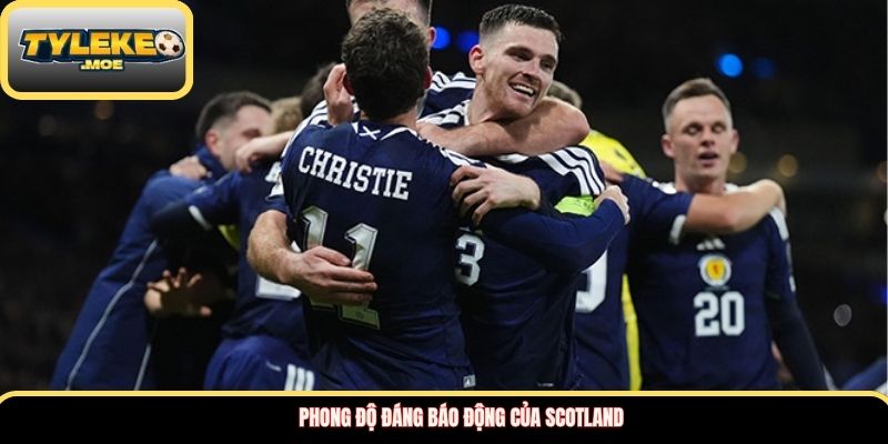Phong độ đáng báo động của Scotland
