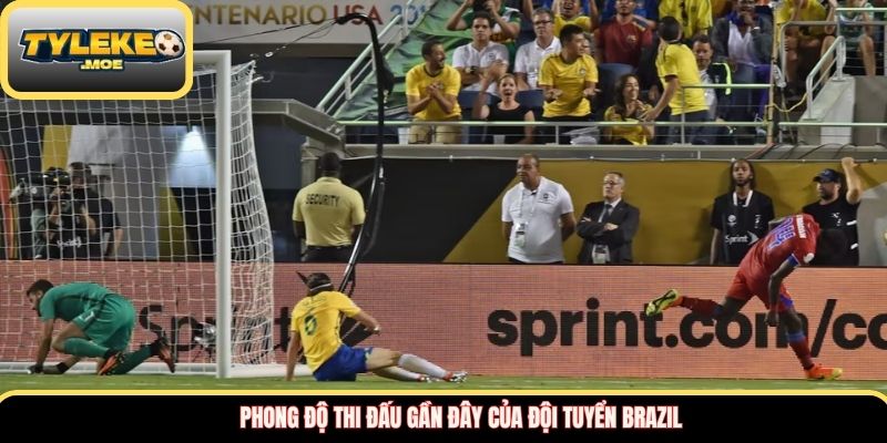 Phong độ thi đấu gần đây của Đội tuyển Brazil