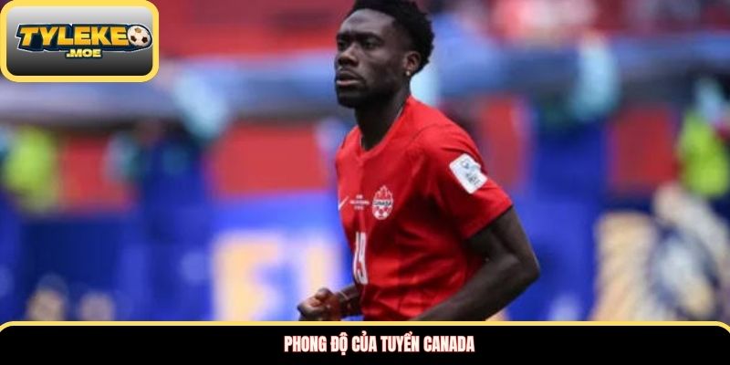 Phong độ của tuyển Canada