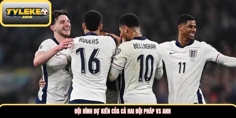 Đội hình dự kiến của cả hai đội Pháp vs Anh